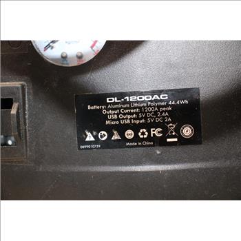 Duralast 1200 Amp Lithium Portable Battery Jump Starter And Compressor