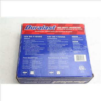Duralast DC-110Vac 400 Watt Inverter