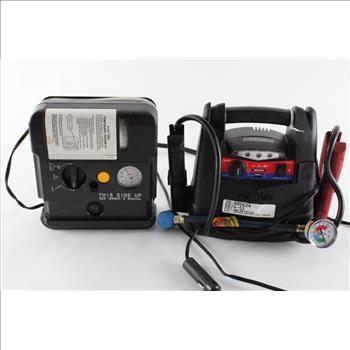Duralast Portable Jumpstarter, And Tire Inflator, 2 Pieces