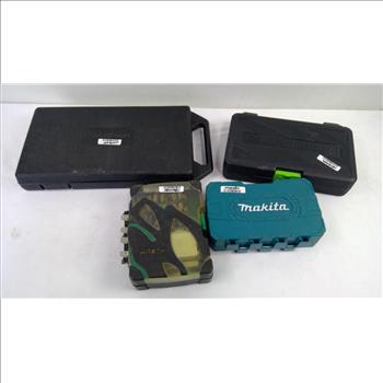 DynaCraft, Pittsburgh Ratchet And Socket Kit, Makita, Hitachi Drill Bits Kits, 4 Pieces