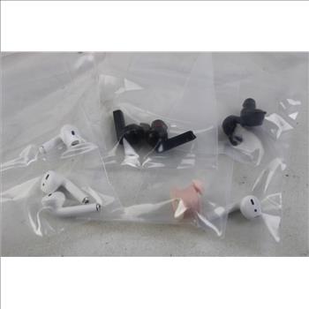 Earbuds Bulk Lot, MISSING PAIRS, LOOSE EARBUDS, 16 Pieces