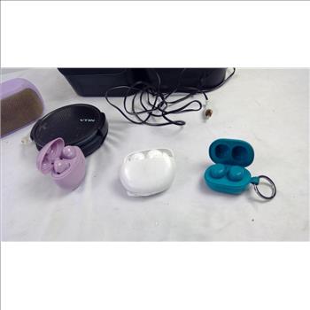 Earbuds, Speakers, Conch Shell Decision Maker, 8 Pieces