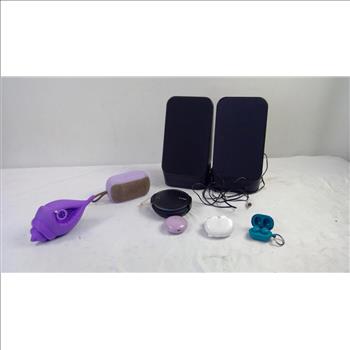 Earbuds, Speakers, Conch Shell Decision Maker, 8 Pieces