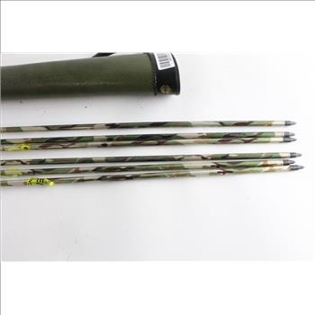Easton Superlite Arrows With Quiver, 7 Pieces