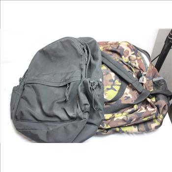 Eastsport Diaper Bag Backpack, Green Tactical Backpack, Camo Trans Backpack And More, 4 Pieces