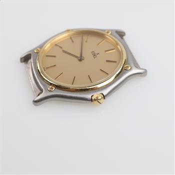 Ebel 18kt Gold Accent Wave Watch