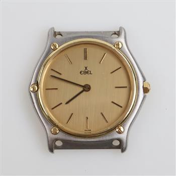 Ebel 18kt Gold Accent Wave Watch