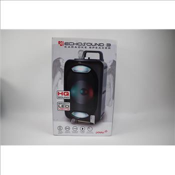 Echosound 3 Karaoke Speaker, Bright Led Lights
