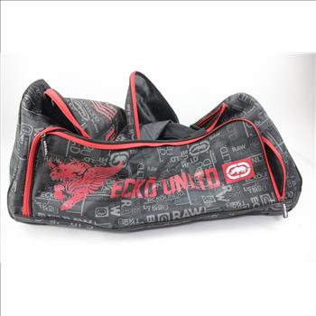 Ecko Unlimited Metro Rolling Duffel And Nike Gym Bag