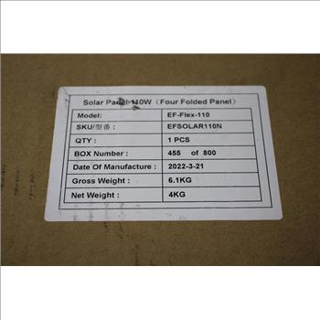 Ecoflow 110W Four Folded Solar Panel