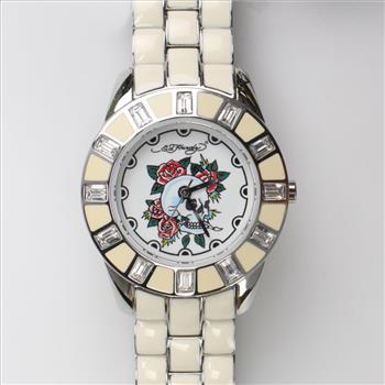 Ed Hardy By Christian Audigier Tattoo Watch In Box | Property Room