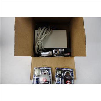 Edimax CPU Switch, Laser Locks, Digital Cameras, And More, 8 Pieces