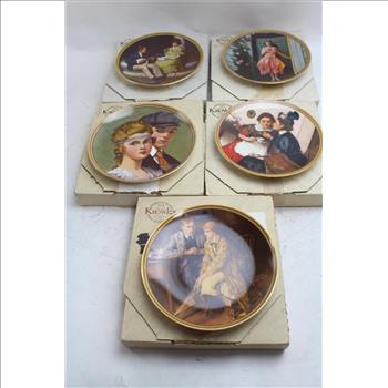 Edwin M. Knowles Craftsmanship Collector Plates: 11 Items