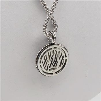 Effy Sterling Silver Compass Pendant Necklace