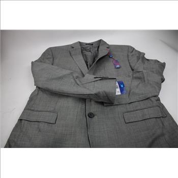 Egara Suit Jacket, Grey, Slim Fit, Size 46 Regular