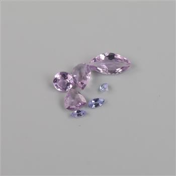 Eight Amethyst Loose Stones