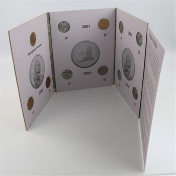 Eight Sacagwea Dollar 2000-2004 Booklets