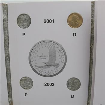Eight Sacagwea Dollar 2000-2004 Booklets