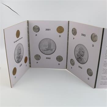 Eight Sacagwea Dollar 2000-2004 Booklets