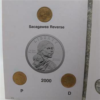 Eight Sacagwea Dollar 2000-2004 Booklets