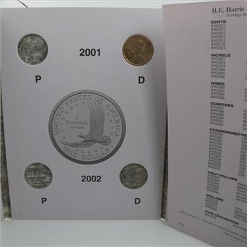 Eight Sacagwea Dollar 2000-2004 Booklets
