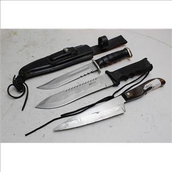 EKCO Flint Arrowhead  Chef Knife And More, 3 Pieces