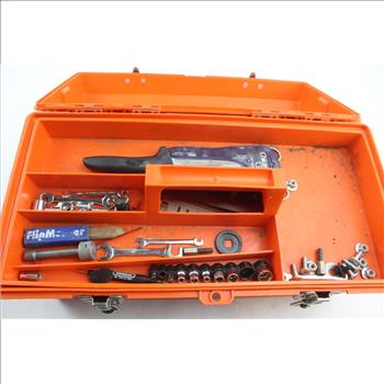 Electripack Outlet, Hand Tools, Zip Ties, & More In Tuff-Box Tool Box; 10+ Pieces