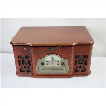 Electrohome Retro Music System Turntable CD Player