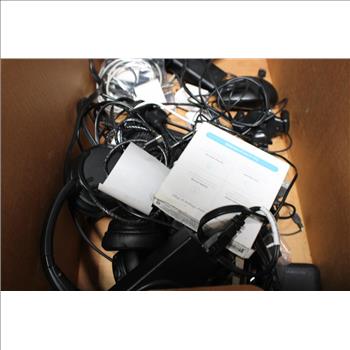 Electronics Lot - Headphones, Cables, And More