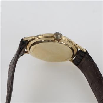 Elgin 14kt Gold Dress Watch - Evaluated By Our Certified Gemologist-AGS/GIA