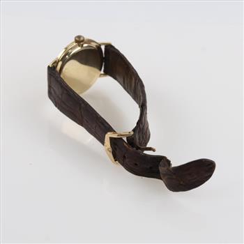 Elgin 14kt Gold Dress Watch - Evaluated By Our Certified Gemologist-AGS/GIA