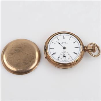 Elgin 8kt Gold Case Pocket Watch