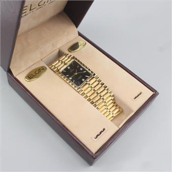 Elgin Diamond Watch In Box