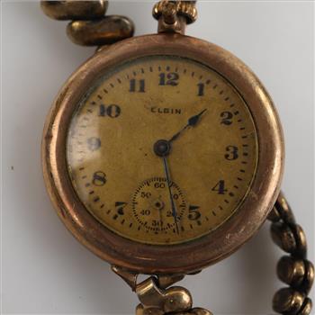 Elgin GF Open Face Pocket Watch