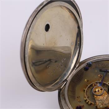 Elgin Mat. Laflin National Watch Co. Silver Pocket Watch