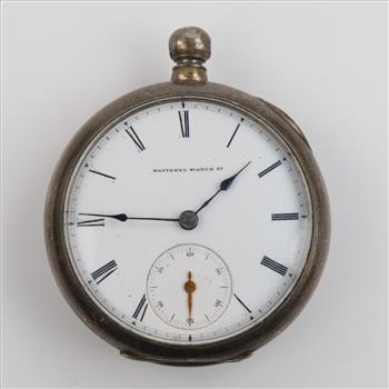 Elgin Mat. Laflin National Watch Co. Silver Pocket Watch