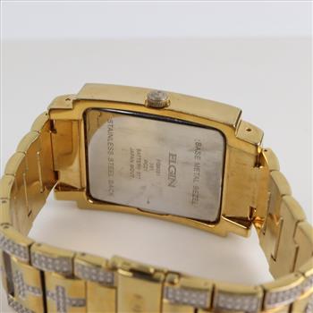 Elgin Oversized Glitz Cross Watch