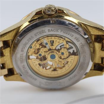 Elgin Skeleton Dial Watch