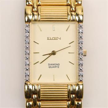 Elgin Vintage GP Diamond Watch