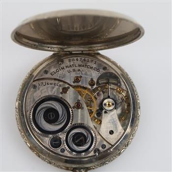 Elgin Watch Co. U.S.A. 14kt GF Pocket Watch