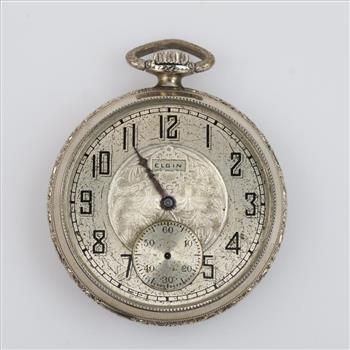 Elgin Watch Co. U.S.A. 14kt GF Pocket Watch
