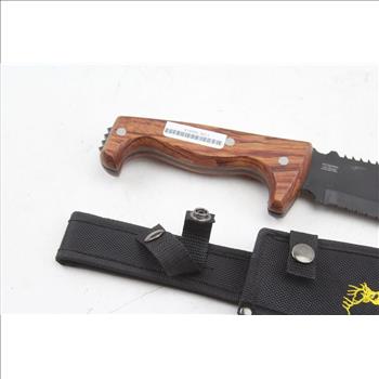 Elk Ridge Nomad Fixed Blade Knife And Sheath