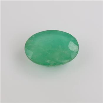 Emerald Oval Faceted Loose Stone