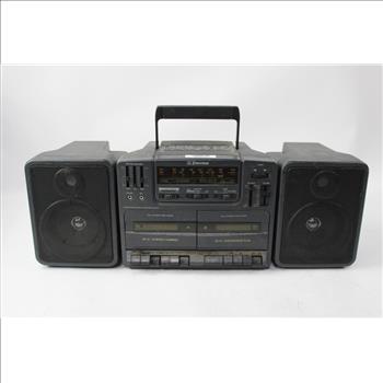 Emerson Stereo Radio Cassette Recorder, And Radioshack Desktop Cassette Recorder