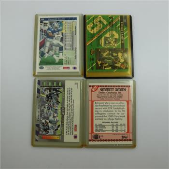 Emmitt Smith Trading Cards, 4 Pieces