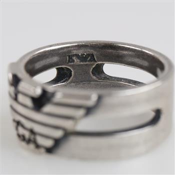 Emporio Armani Silver Double Band