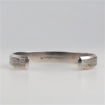 Emporio Armani Sterling Silver Cuff Bracelet