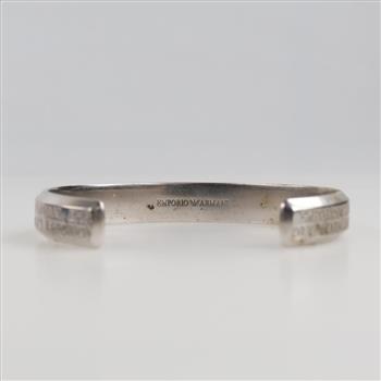 Emporio Armani Sterling Silver Cuff Bracelet
