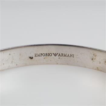 Emporio Armani Sterling Silver Cuff Bracelet