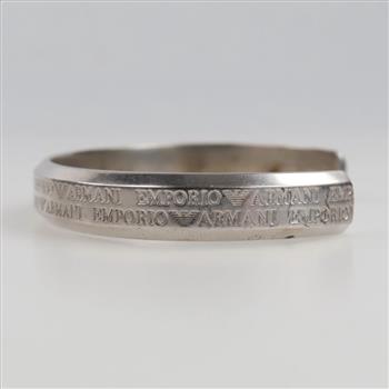 Emporio Armani Sterling Silver Cuff Bracelet